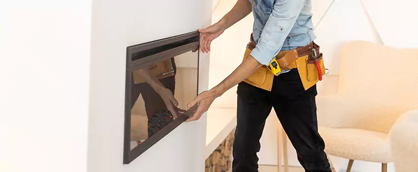 Metal Fireplace Installation in Bloomington, Illinois