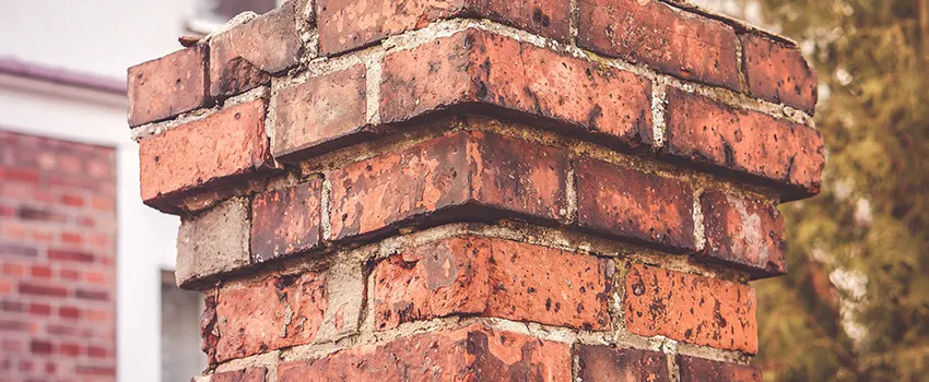 Cracked Chimney Bricks Repair Cost in Bloomington, Illinois
