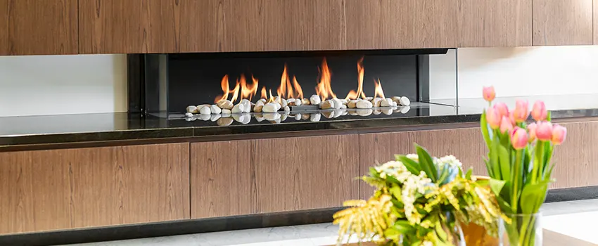 Double-height Fireplace Design Refurbishment in Bloomington, Illinois